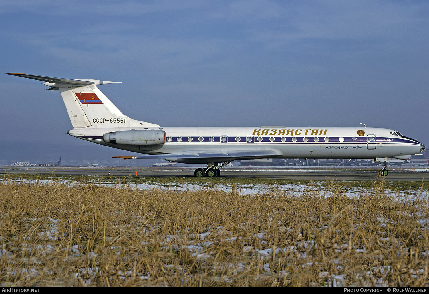 Aircraft Photo of CCCP-65551 | Tupolev Tu-134A-3 | Kazakhstan Government | AirHistory.net #418956