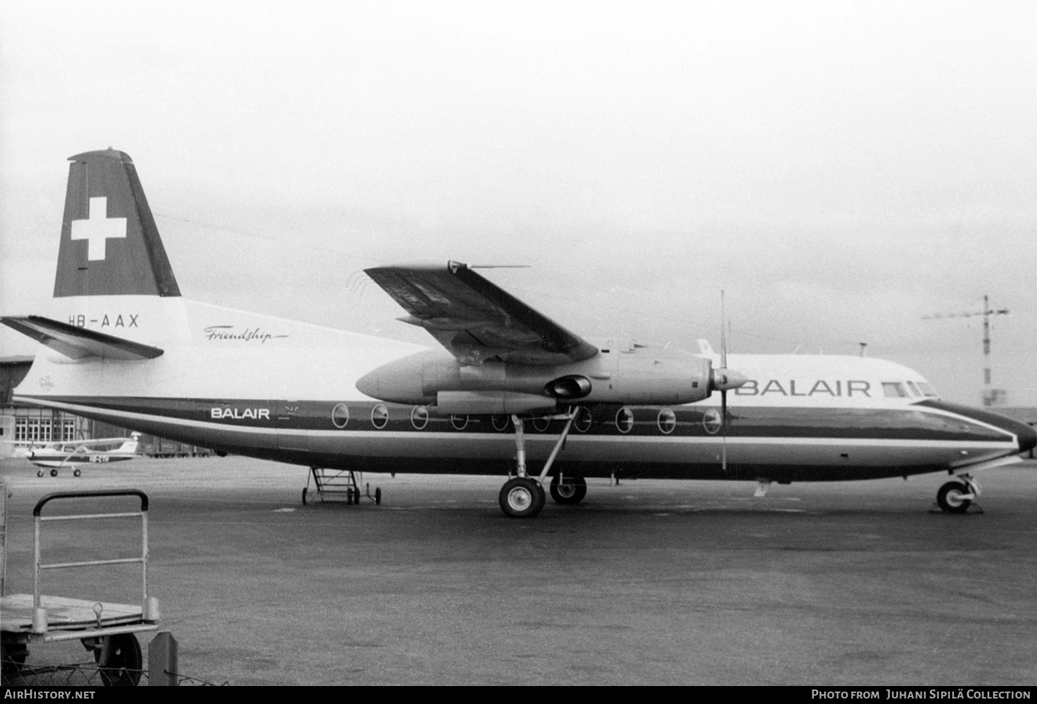 Aircraft Photo of HB-AAX | Fokker F27-400 Friendship | Balair | AirHistory.net #418984