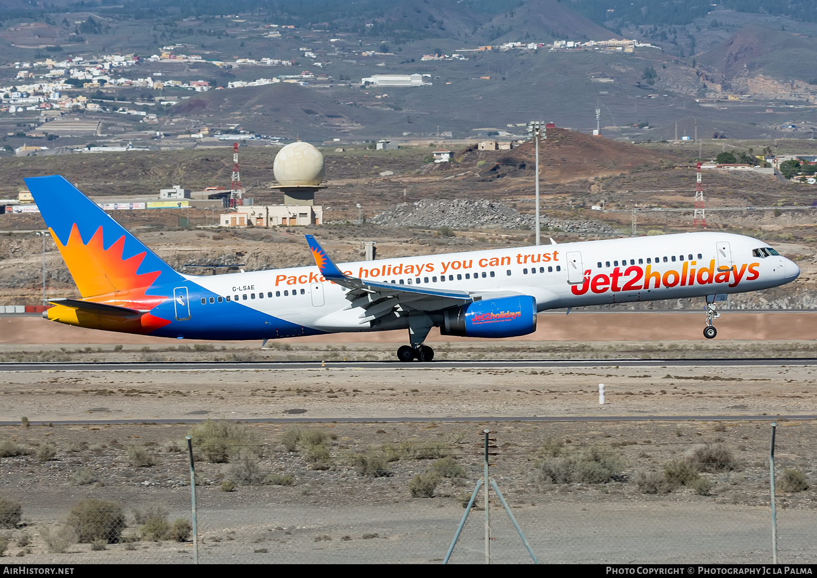 Aircraft Photo of G-LSAE | Boeing 757-27B | Jet2 Holidays | AirHistory.net #418990