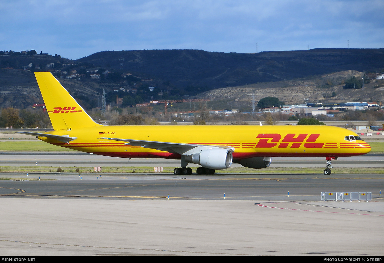 Aircraft Photo of D-ALEQ | Boeing 757-2Q8(PCF) | DHL International | AirHistory.net #418995