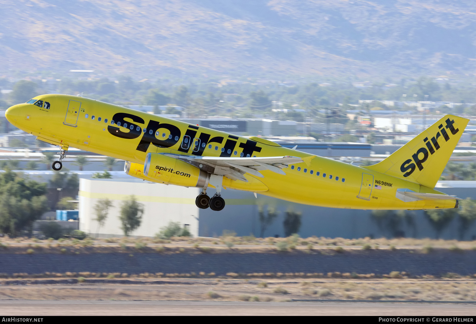 Aircraft Photo of N698NK | Airbus A320-232 | Spirit Airlines | AirHistory.net #419017