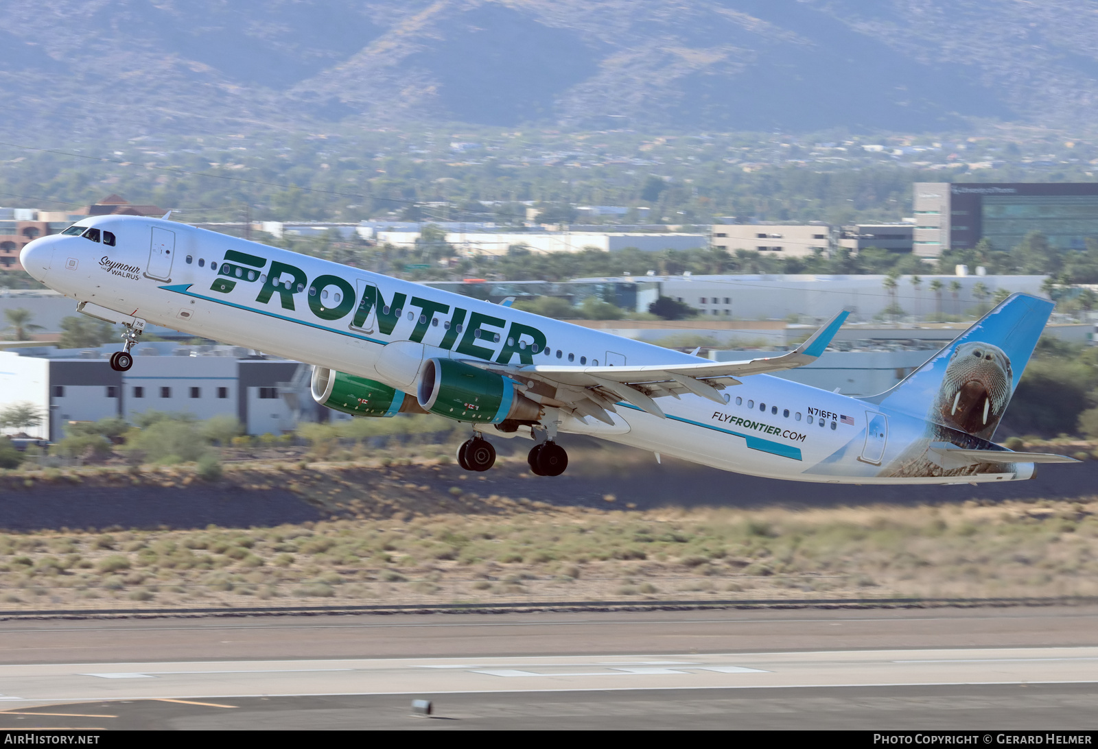 Aircraft Photo of N716FR | Airbus A321-211 | Frontier Airlines | AirHistory.net #419030