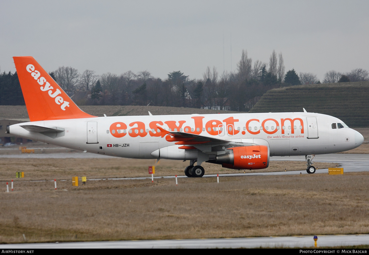 Aircraft Photo of HB-JZH | Airbus A319-111 | EasyJet | AirHistory.net #419040