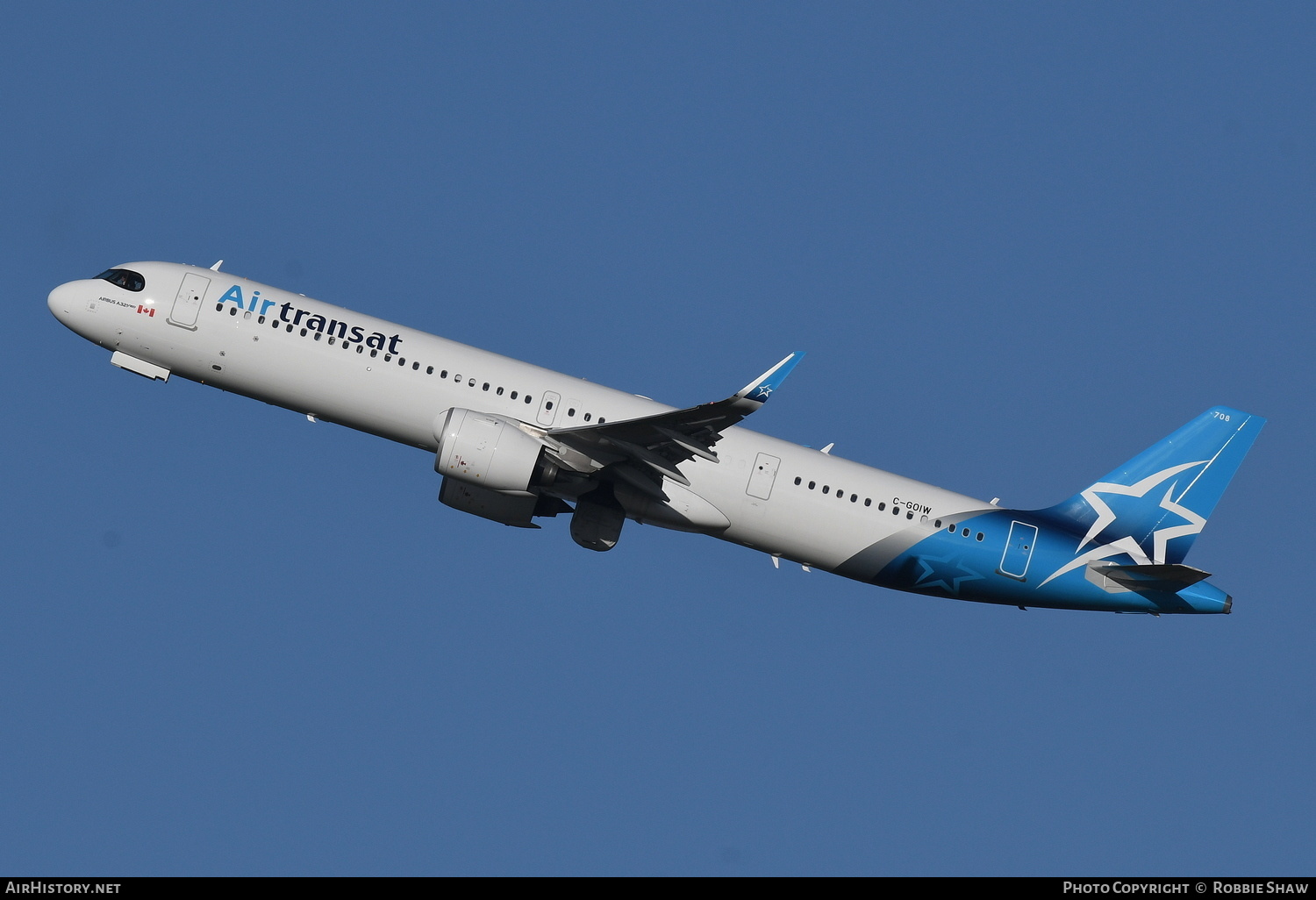 Aircraft Photo of C-GOIW | Airbus A321-271NX | Air Transat | AirHistory.net #419046