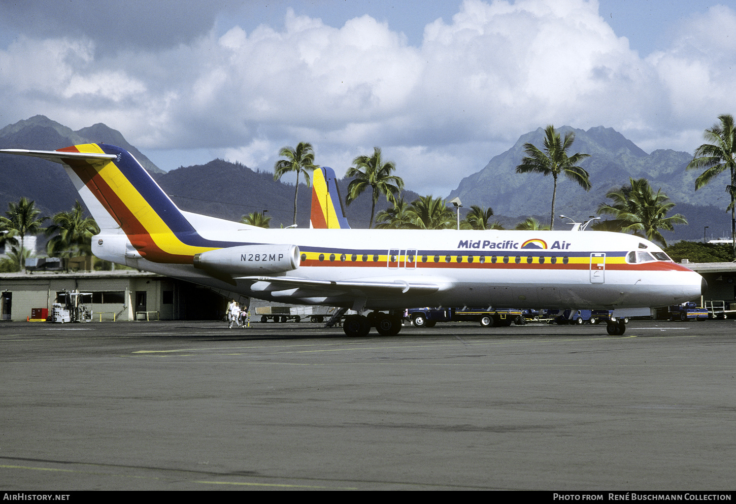 Aircraft Photo of N282MP | Fokker F28-4000 Fellowship | Mid Pacific Air | AirHistory.net #419050