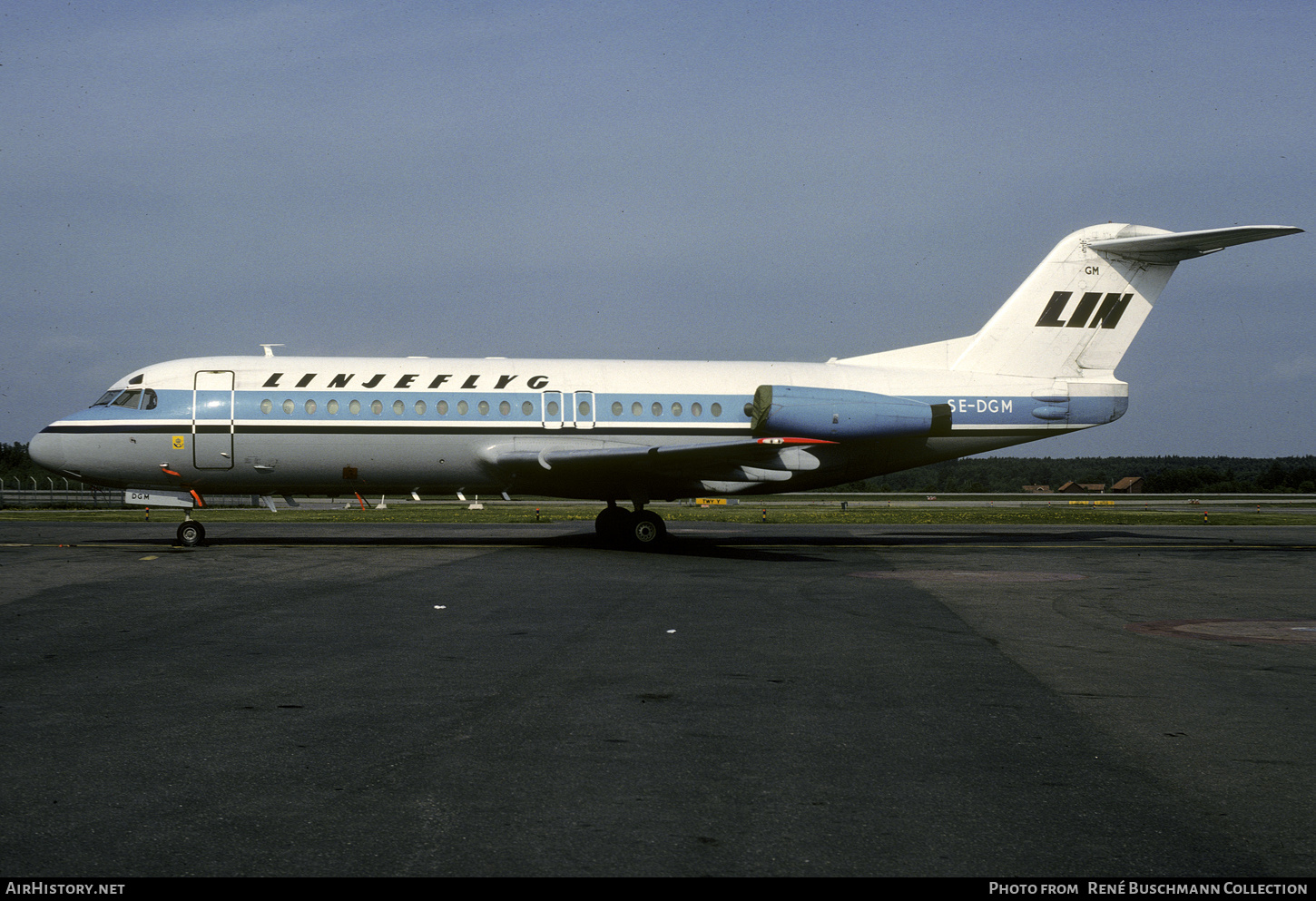 Aircraft Photo of SE-DGM | Fokker F28-4000 Fellowship | Linjeflyg | AirHistory.net #419074