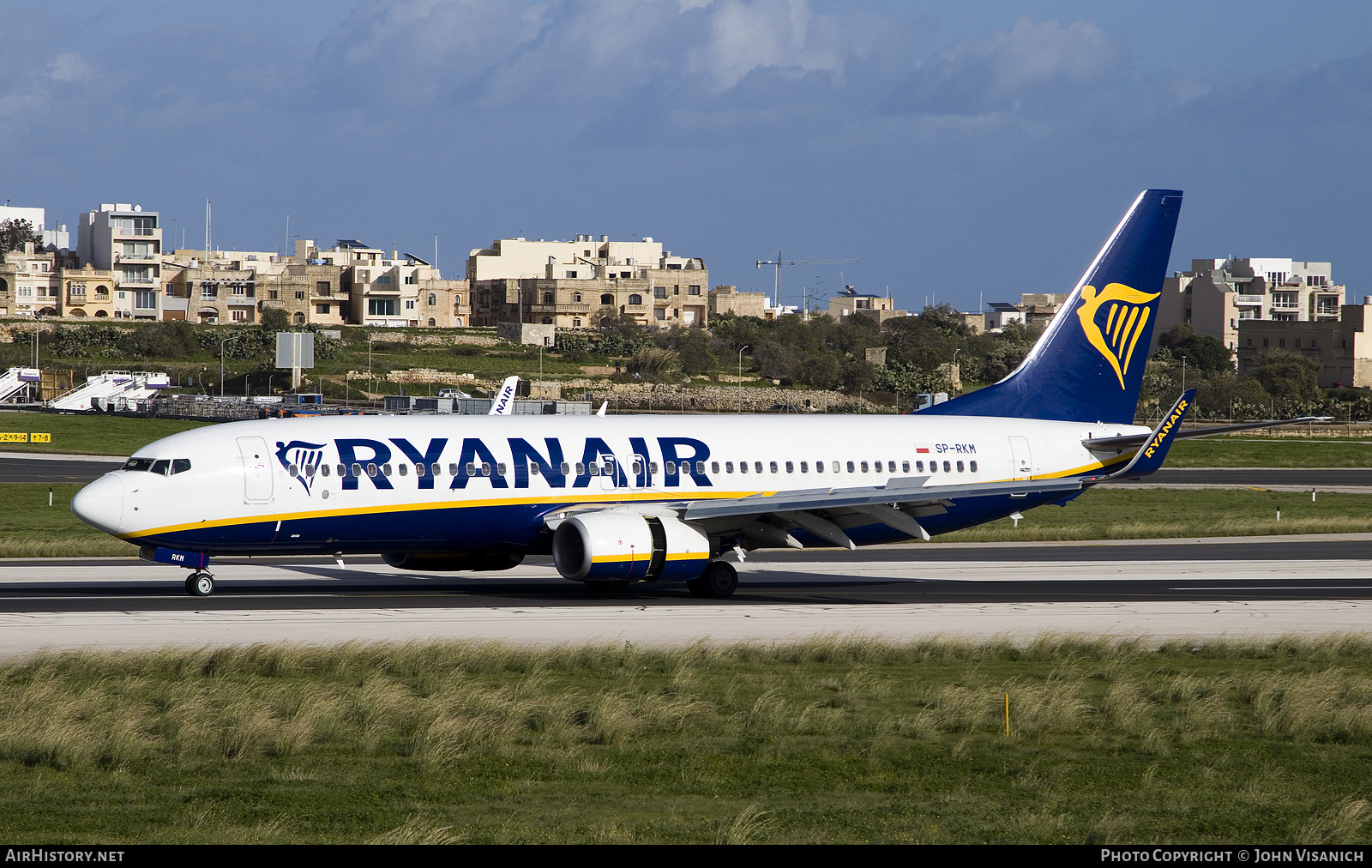 Aircraft Photo of SP-RKM | Boeing 737-800 | Ryanair | AirHistory.net #419086