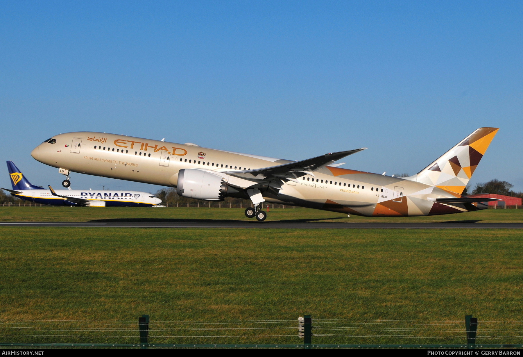 Aircraft Photo of A6-BLU | Boeing 787-9 Dreamliner | Etihad Airways | AirHistory.net #419093