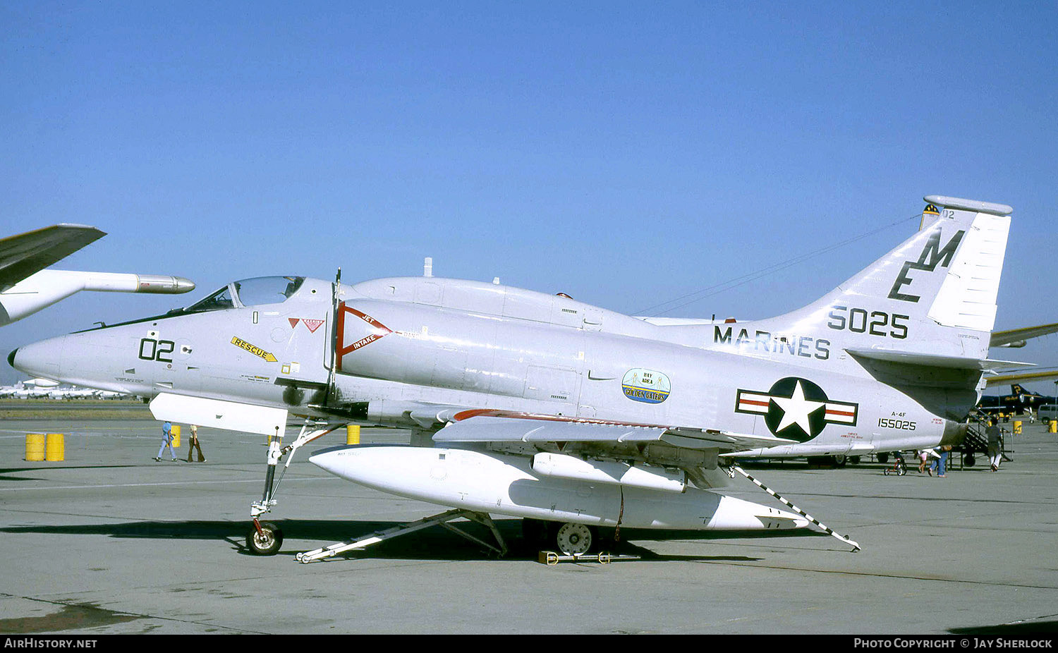 Aircraft Photo of 155025 / 5025 | Douglas A-4F Skyhawk | USA - Marines | AirHistory.net #419116