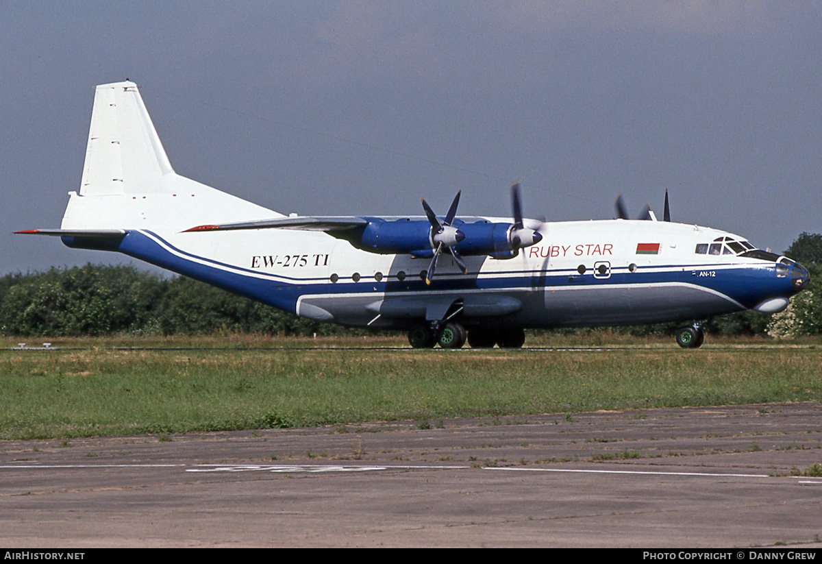 Aircraft Photo of EW-275TI | Antonov An-12BK | Ruby Star Airways | AirHistory.net #419134