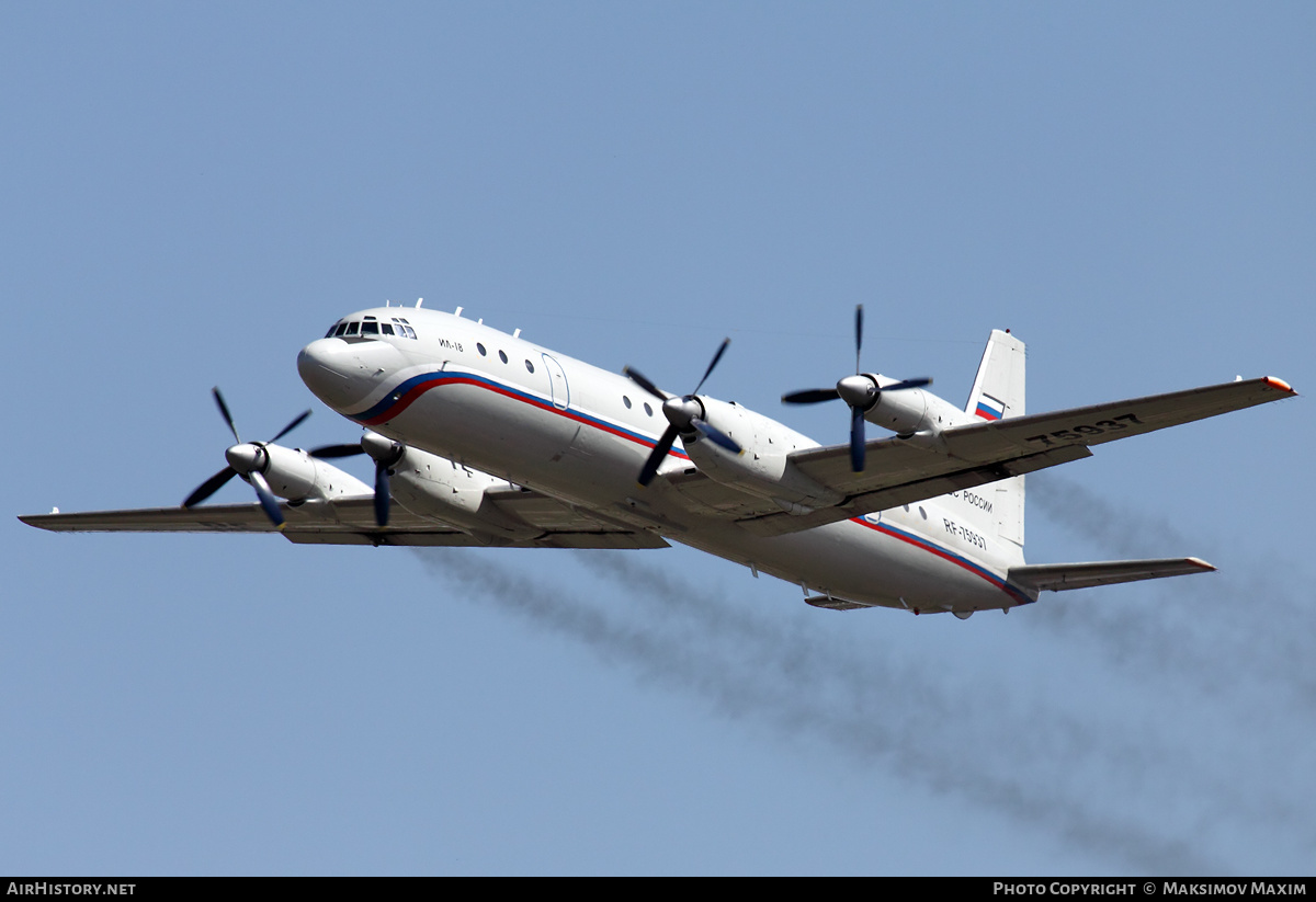 Aircraft Photo of RF-75937 | Ilyushin Il-18D | Russia - Air Force | AirHistory.net #419152