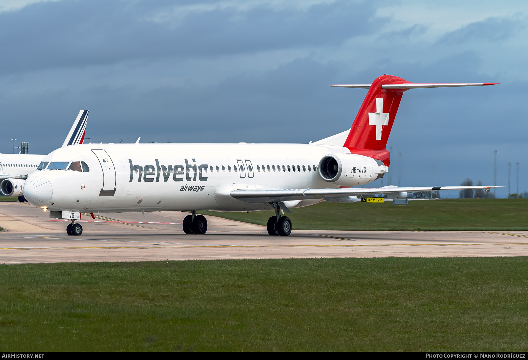 Aircraft Photo of HB-JVG | Fokker 100 (F28-0100) | Helvetic Airways | AirHistory.net #419162