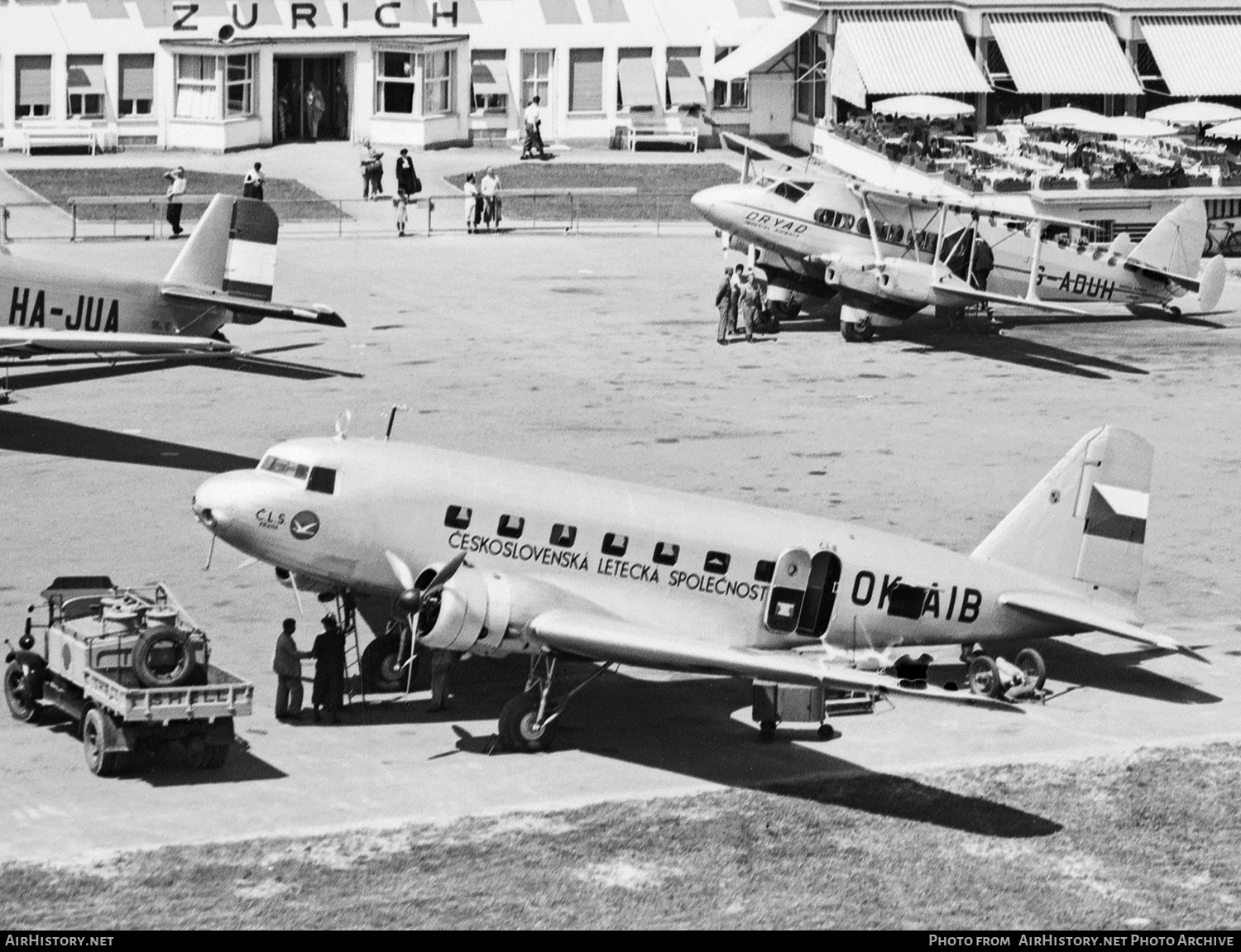 Aircraft Photo of OK-AIB | Douglas DC-2-115K | Československá Letecká Společnost - ČLS | AirHistory.net #419190