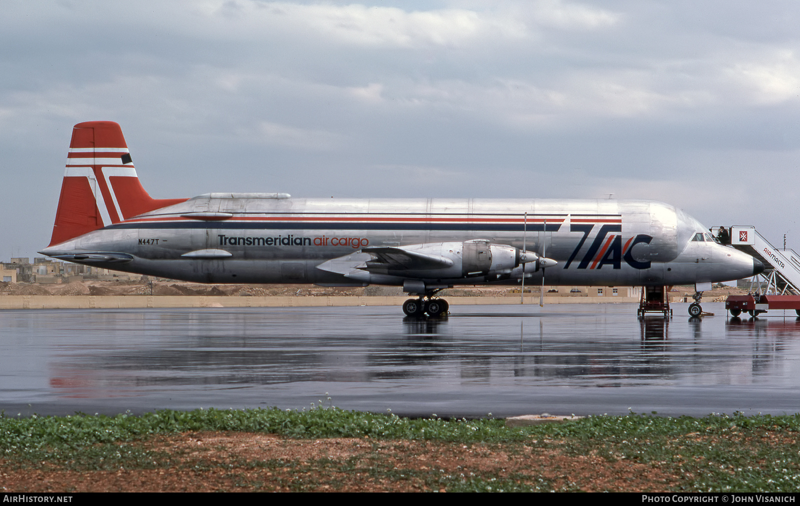 Aircraft Photo of N447T | Conroy CL-44-O Guppy | Transmeridian Air Cargo | AirHistory.net #419232