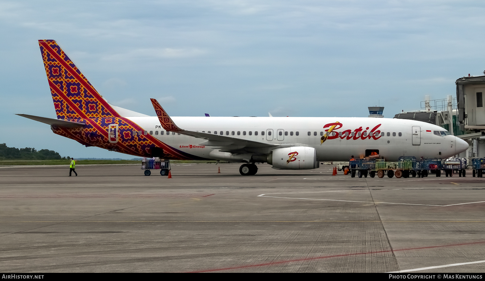 Aircraft Photo of PK-LDL | Boeing 737-8GP | Batik Air | AirHistory.net #419233