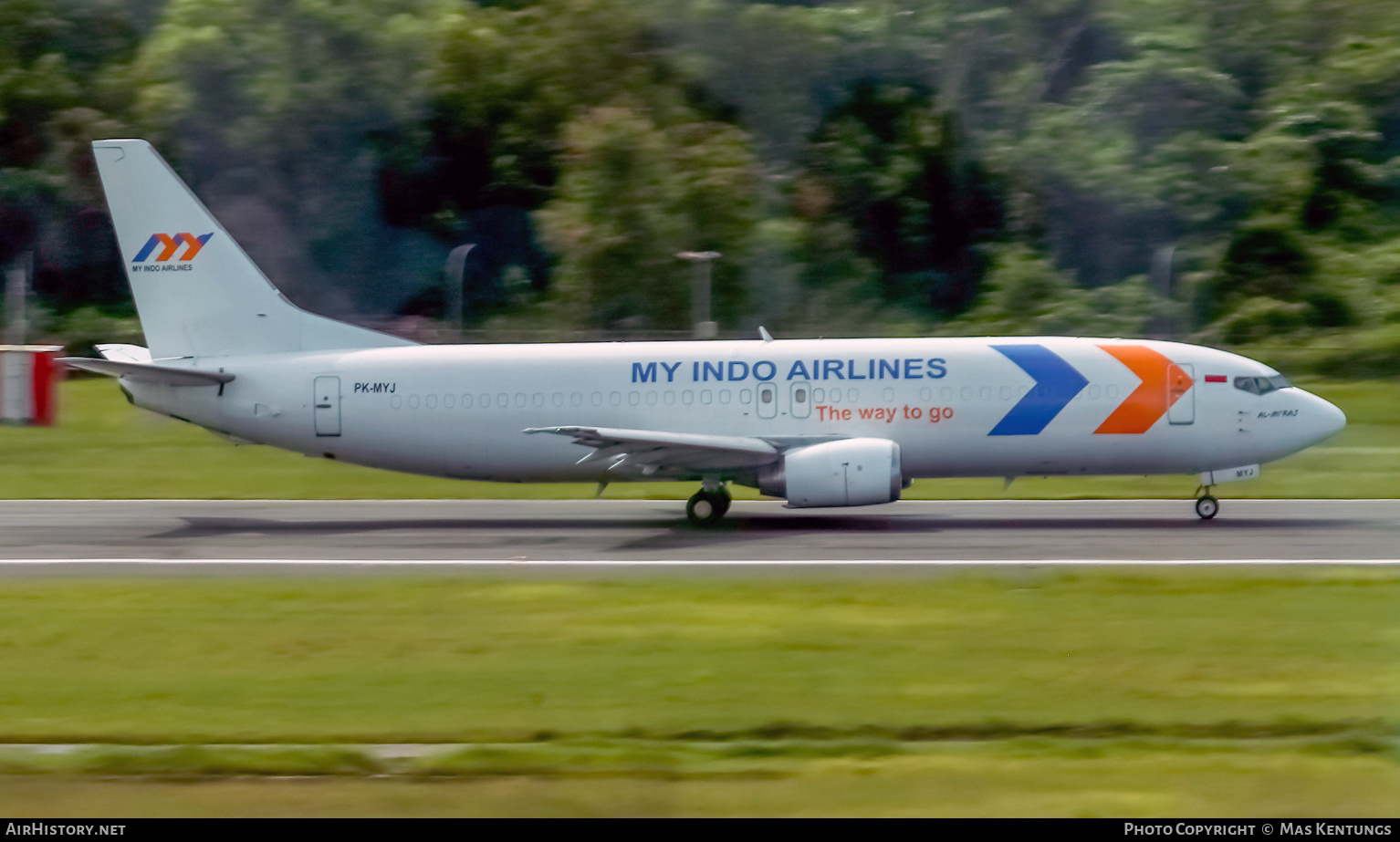 Aircraft Photo of PK-MYJ | Boeing 737-436/SF | My Indo Airlines | AirHistory.net #419235