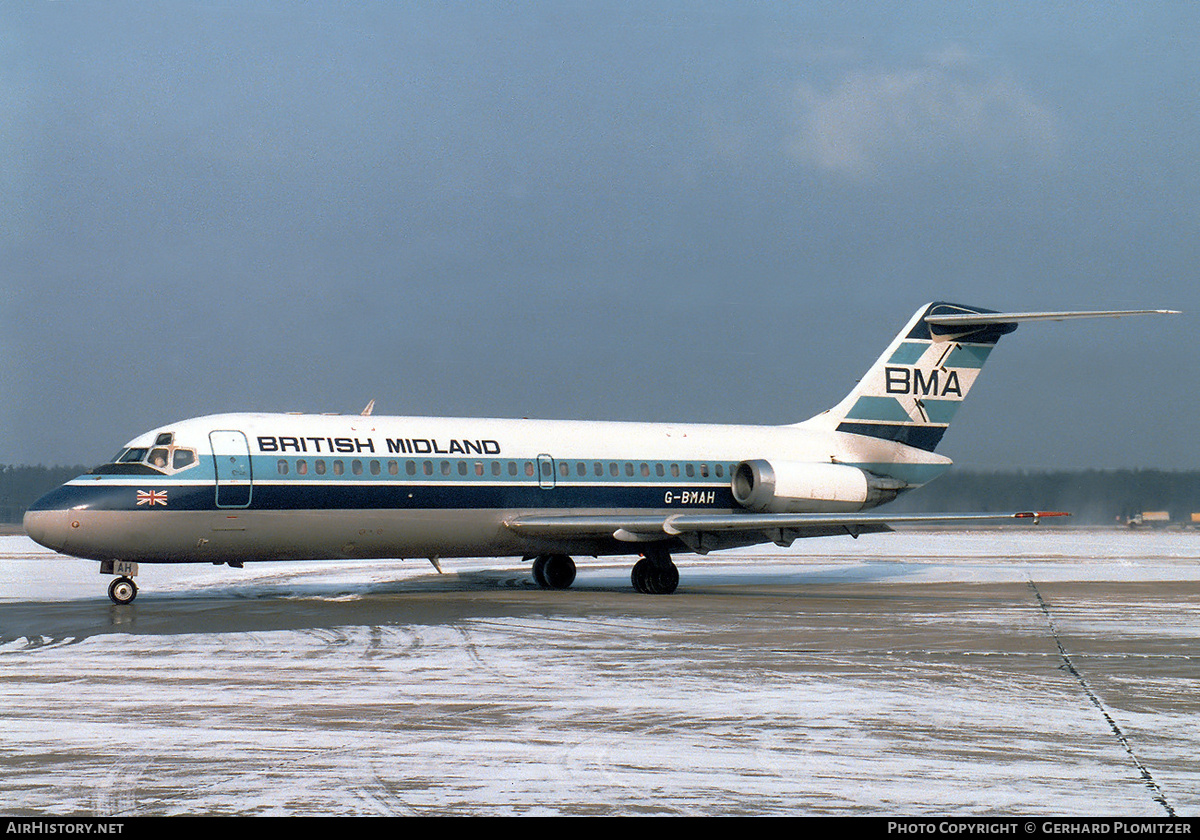 Aircraft Photo of G-BMAH | Douglas DC-9-14 | British Midland Airways - BMA | AirHistory.net #419259