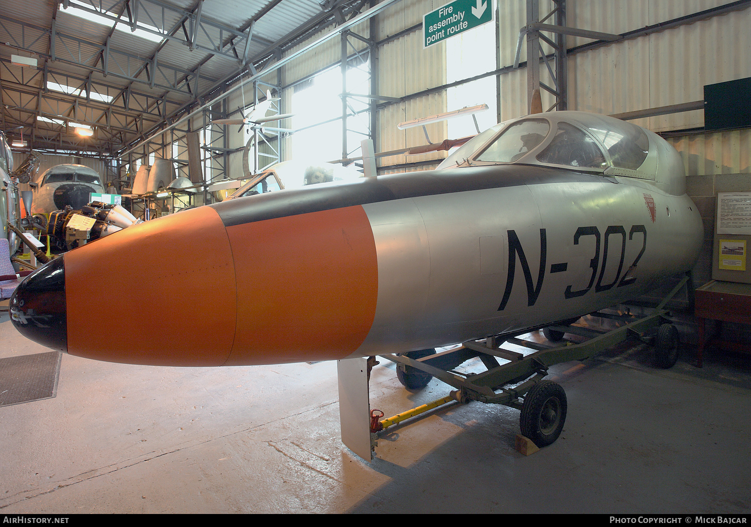 Aircraft Photo of N-302 | Hawker Hunter T53 | Netherlands - Air Force | AirHistory.net #419318