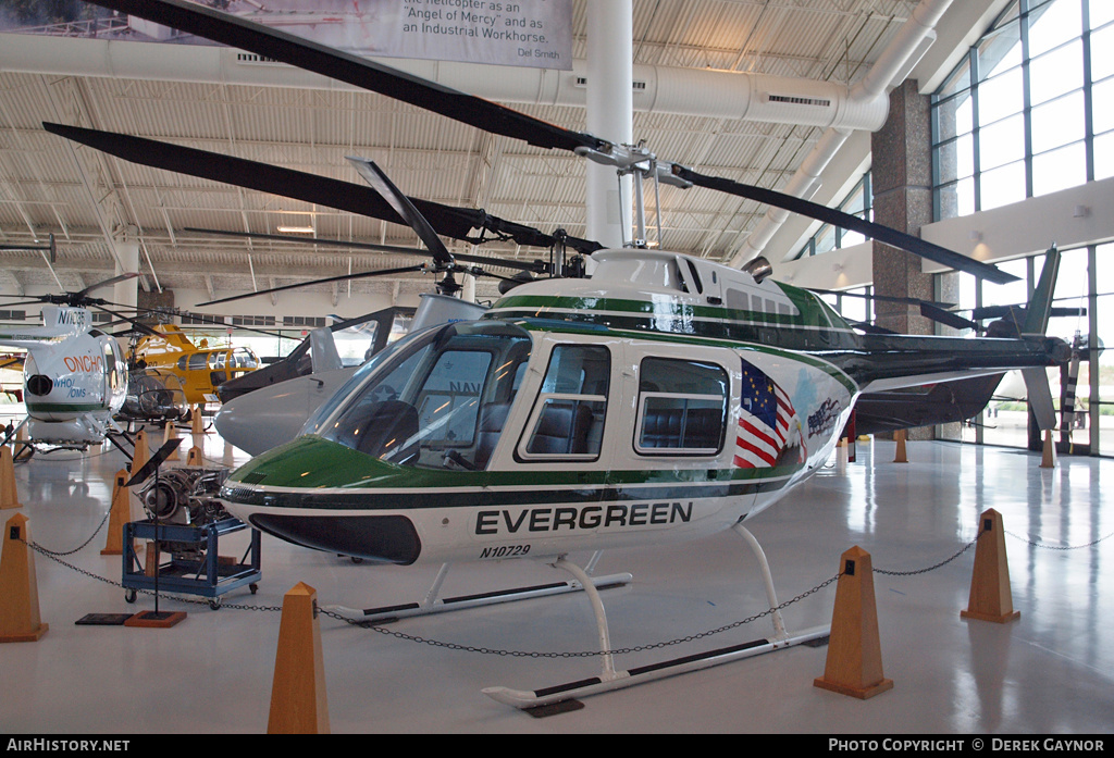 Aircraft Photo of N10729 | Bell 206B-3 JetRanger III | Evergreen Helicopters | AirHistory.net #419345