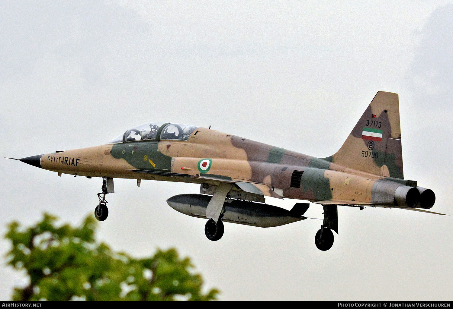 Aircraft Photo of 3-7173 | Northrop F-5F Tiger II | Iran - Air Force | AirHistory.net #419358