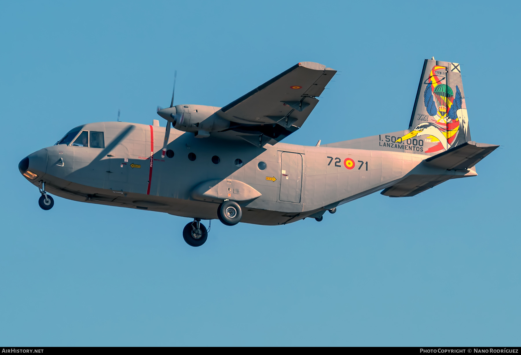 Aircraft Photo of T.12B-71 | CASA C-212-100 Aviocar | Spain - Air Force | AirHistory.net #419363