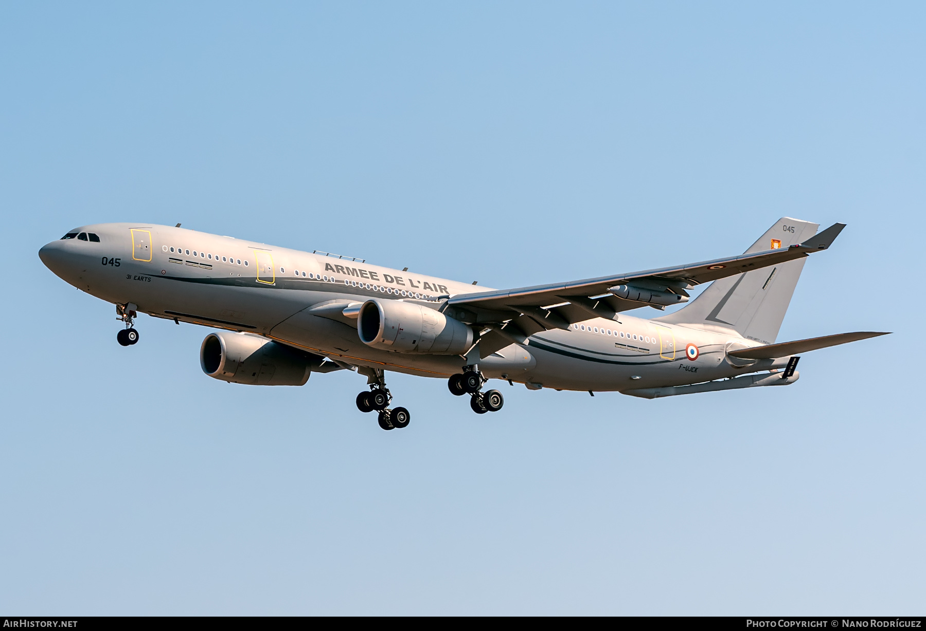 Aircraft Photo of 045 / F-UJCK | Airbus A330-243MRTT | France - Air Force | AirHistory.net #419385