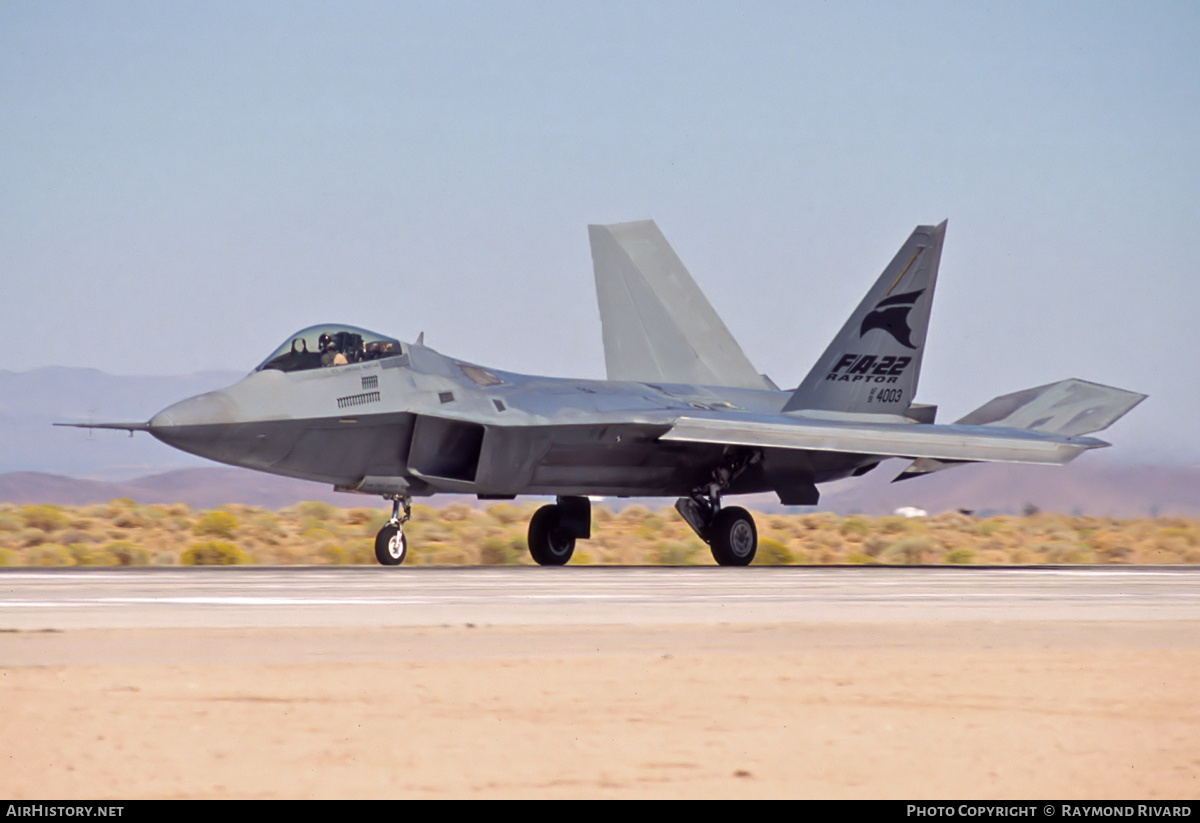 Aircraft Photo of 91-4003 | Lockheed Martin F-22A Raptor | USA - Air Force | AirHistory.net #419392