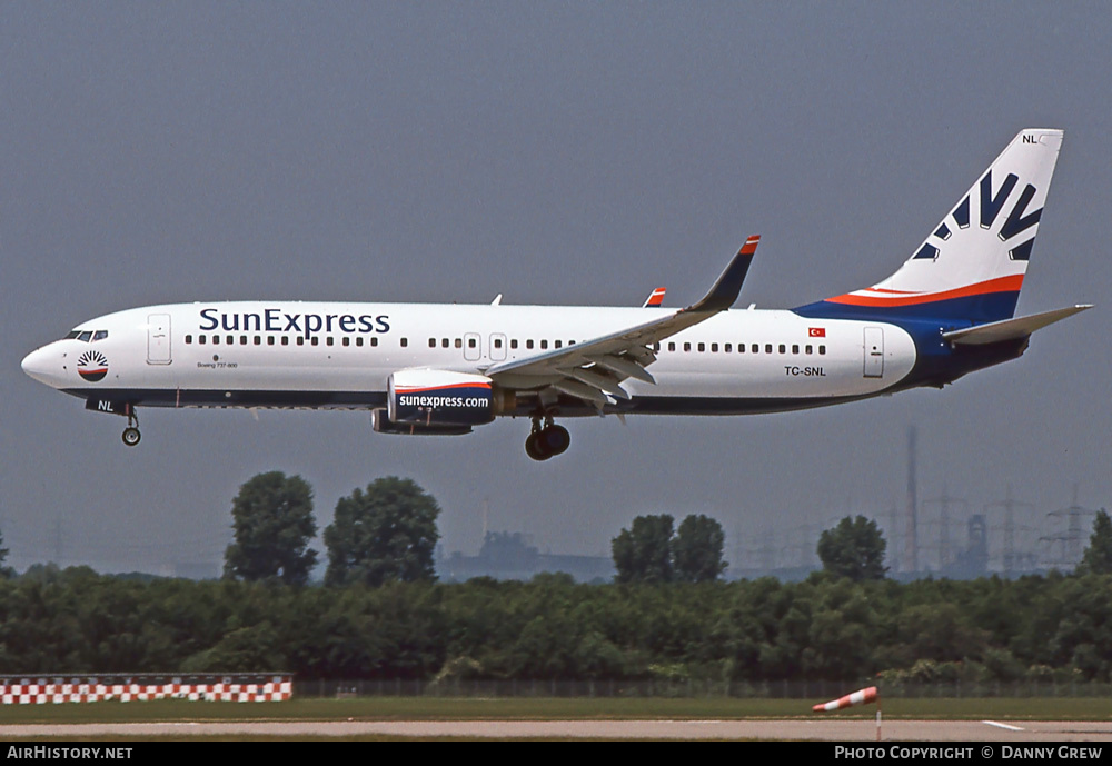 Aircraft Photo of TC-SNL | Boeing 737-86N | SunExpress | AirHistory.net #419410