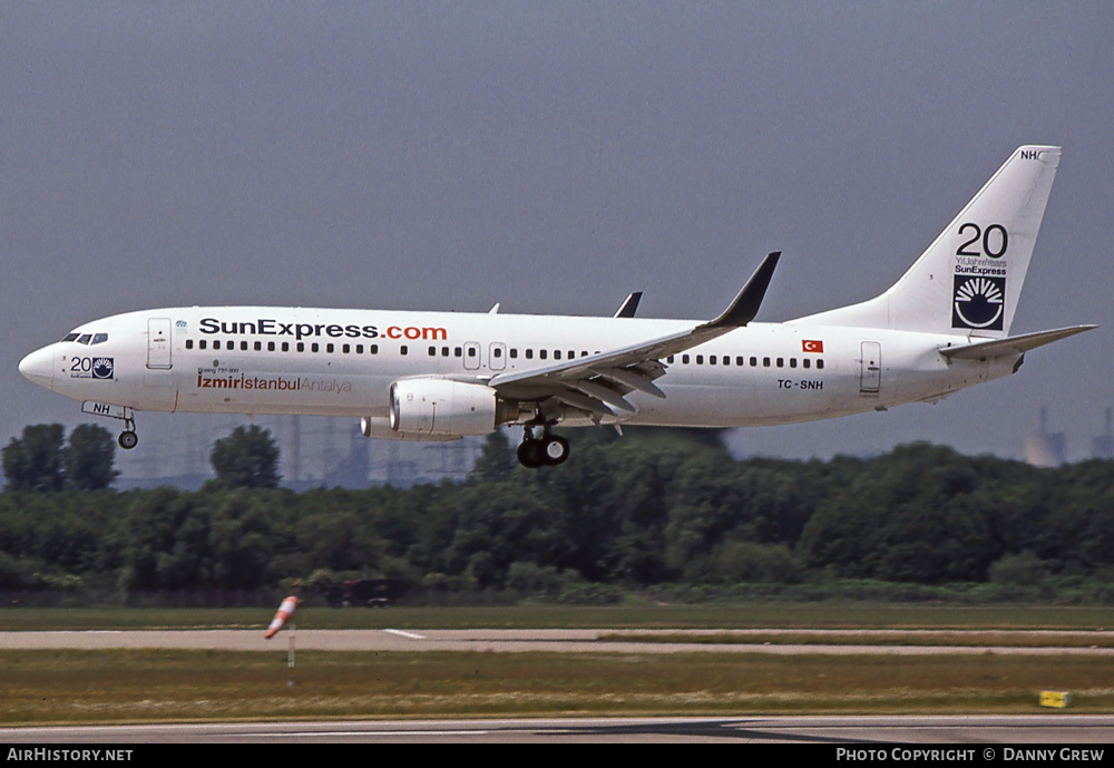 Aircraft Photo of TC-SNH | Boeing 737-8FH | SunExpress | AirHistory.net #419412