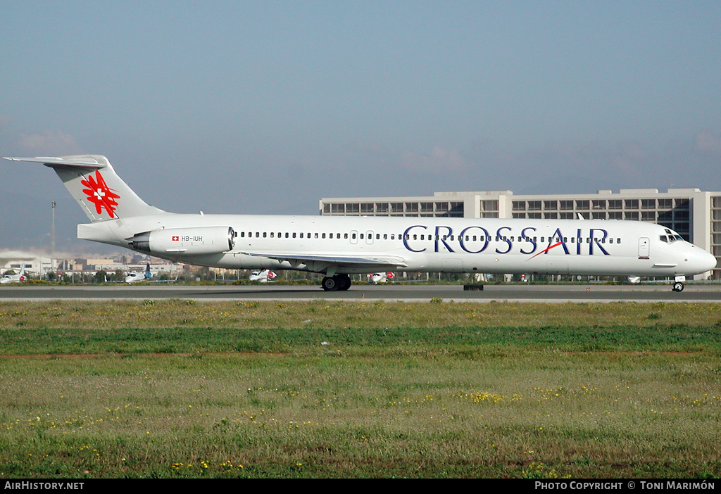 Aircraft Photo of HB-IUH | McDonnell Douglas MD-83 (DC-9-83) | Crossair | AirHistory.net #419413