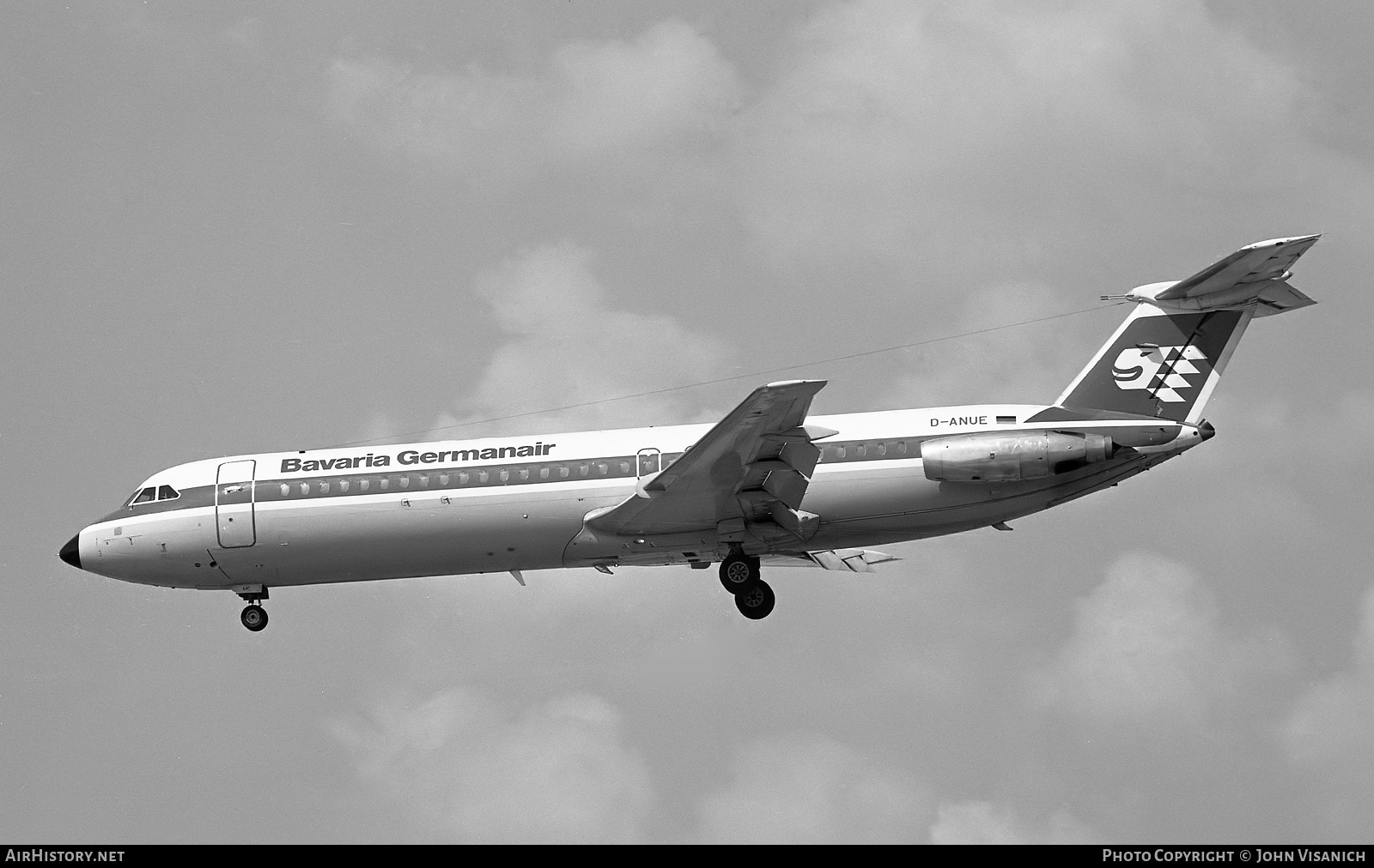 Aircraft Photo of D-ANUE | BAC 111-528FL One-Eleven | Bavaria Germanair | AirHistory.net #419458