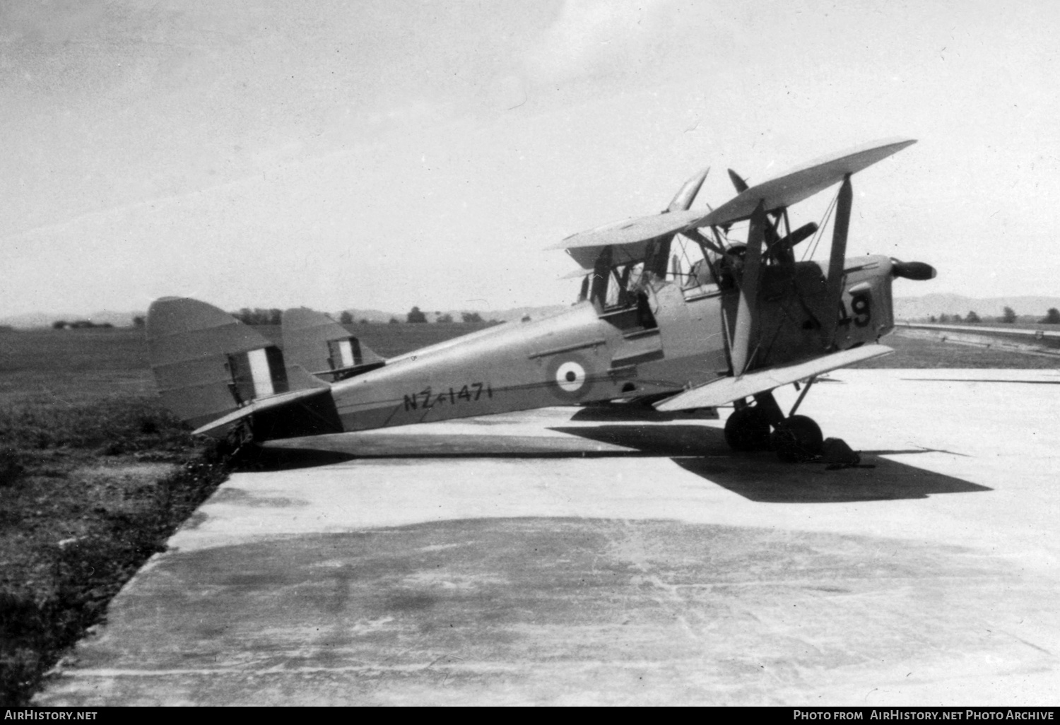 Aircraft Photo of NZ1471 | De Havilland D.H. 82A Tiger Moth | New Zealand - Air Force | AirHistory.net #419462