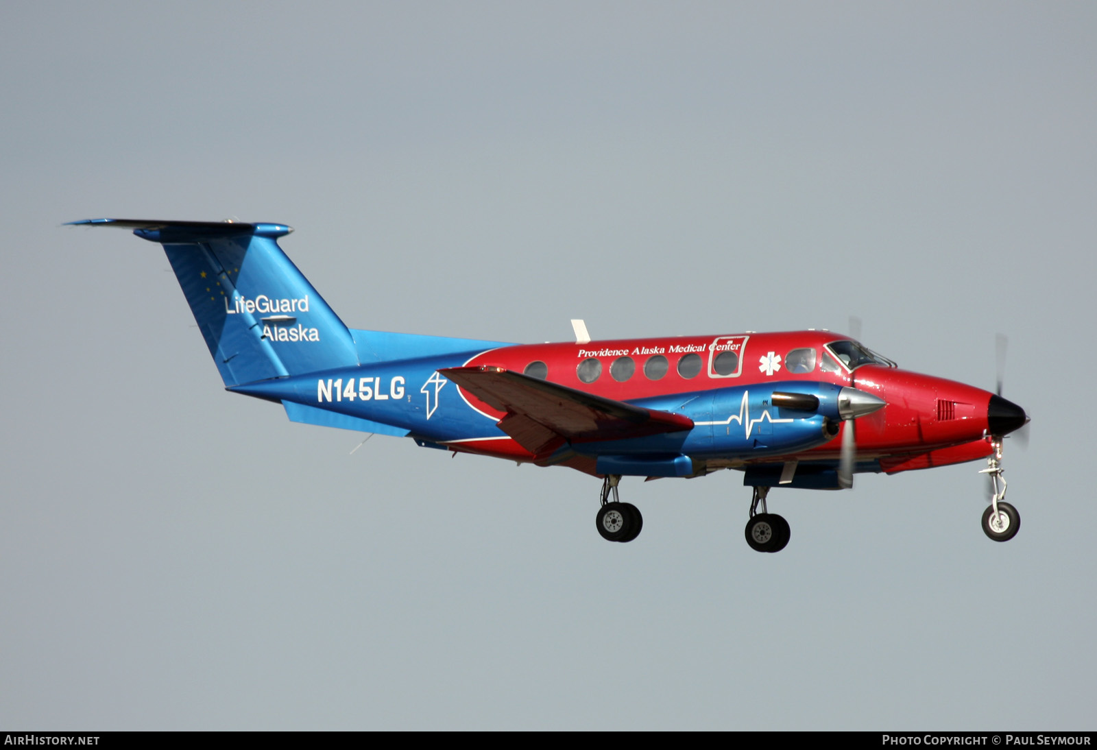Aircraft Photo of N145LG | Beech B200 Super King Air | Lifeguard Alaska - Providence Alaska Medical Center | AirHistory.net #419496