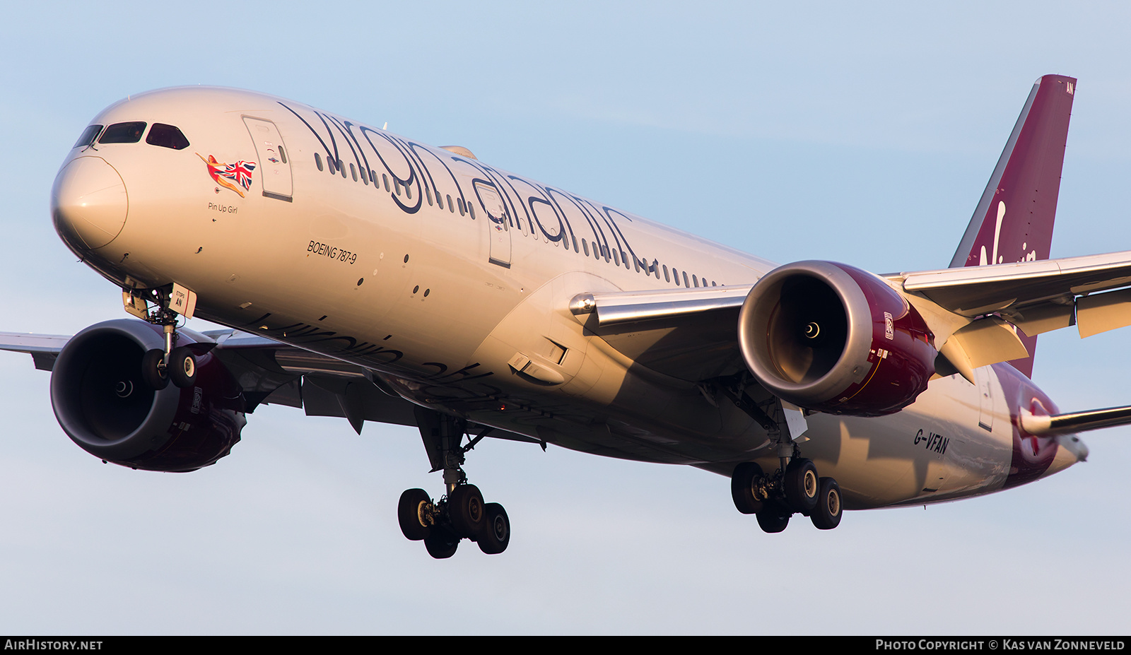 Aircraft Photo of G-VFAN | Boeing 787-9 Dreamliner | Virgin Atlantic Airways | AirHistory.net #419501