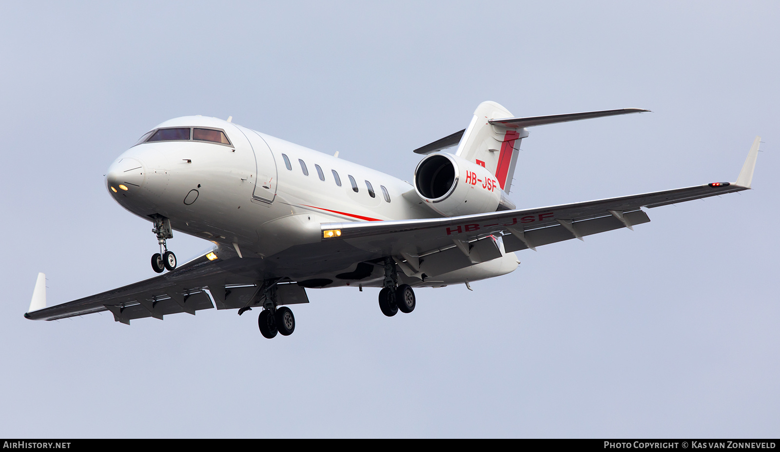 Aircraft Photo of HB-JSF | Bombardier Challenger 650 (CL-600-2B16) | AirHistory.net #419570