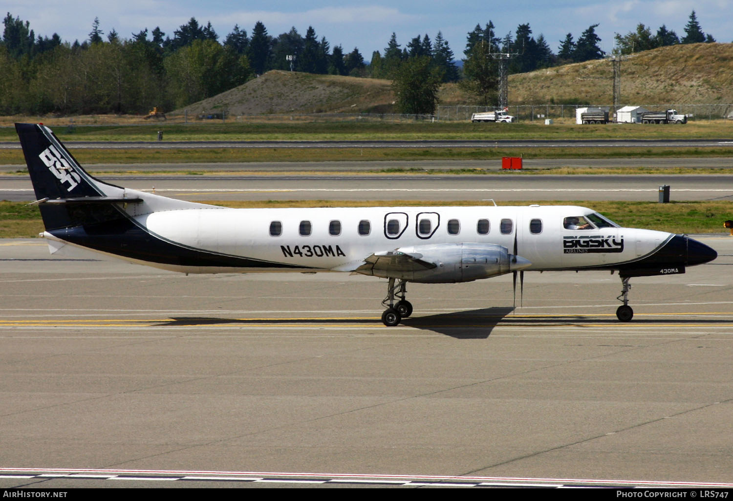 Aircraft Photo of N430MA | Fairchild Swearingen SA-227AC Metro III | Big Sky Airlines | AirHistory.net #419585