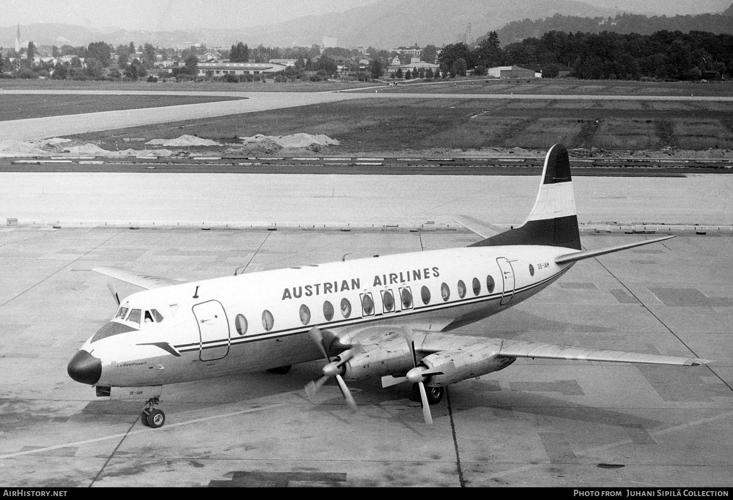 Aircraft Photo of OE-IAM | Vickers 837 Viscount | Austrian Airlines | AirHistory.net #419589