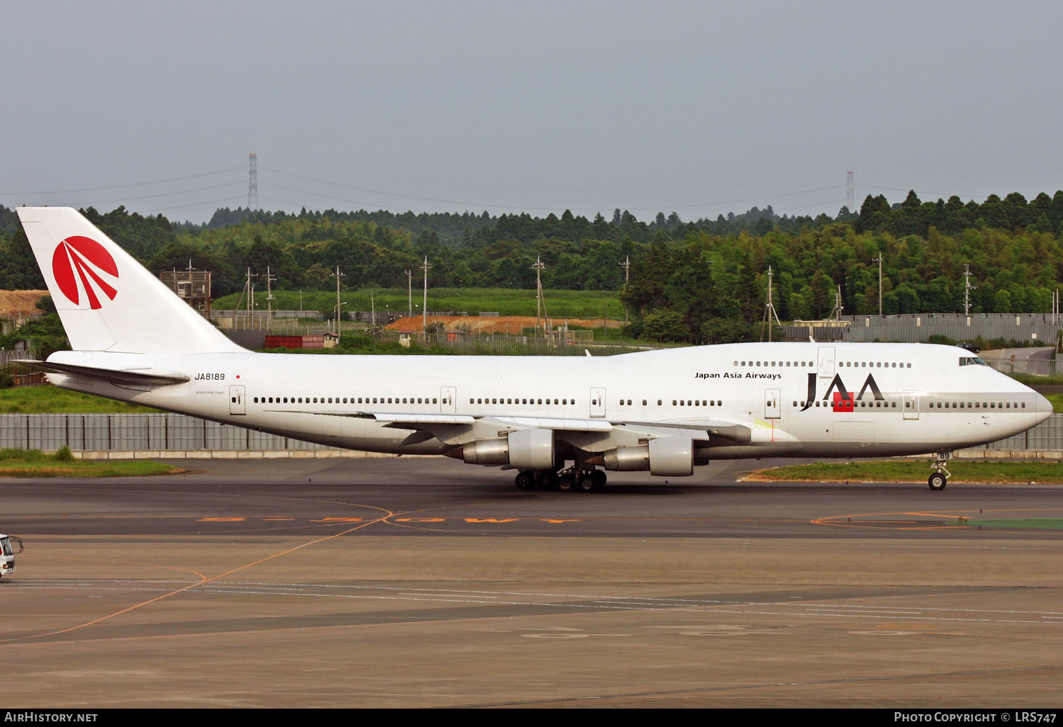 Aircraft Photo of JA8189 | Boeing 747-346 | Japan Asia Airways - JAA | AirHistory.net #419600