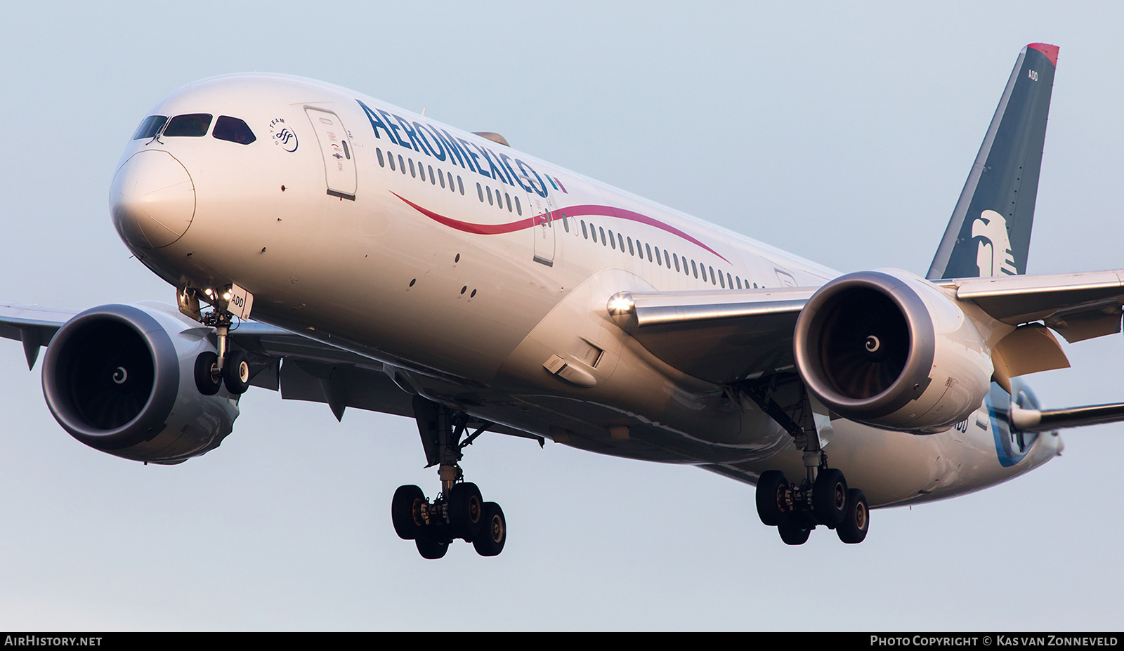 Aircraft Photo of XA-ADD | Boeing 787-9 Dreamliner | AeroMéxico | AirHistory.net #419601