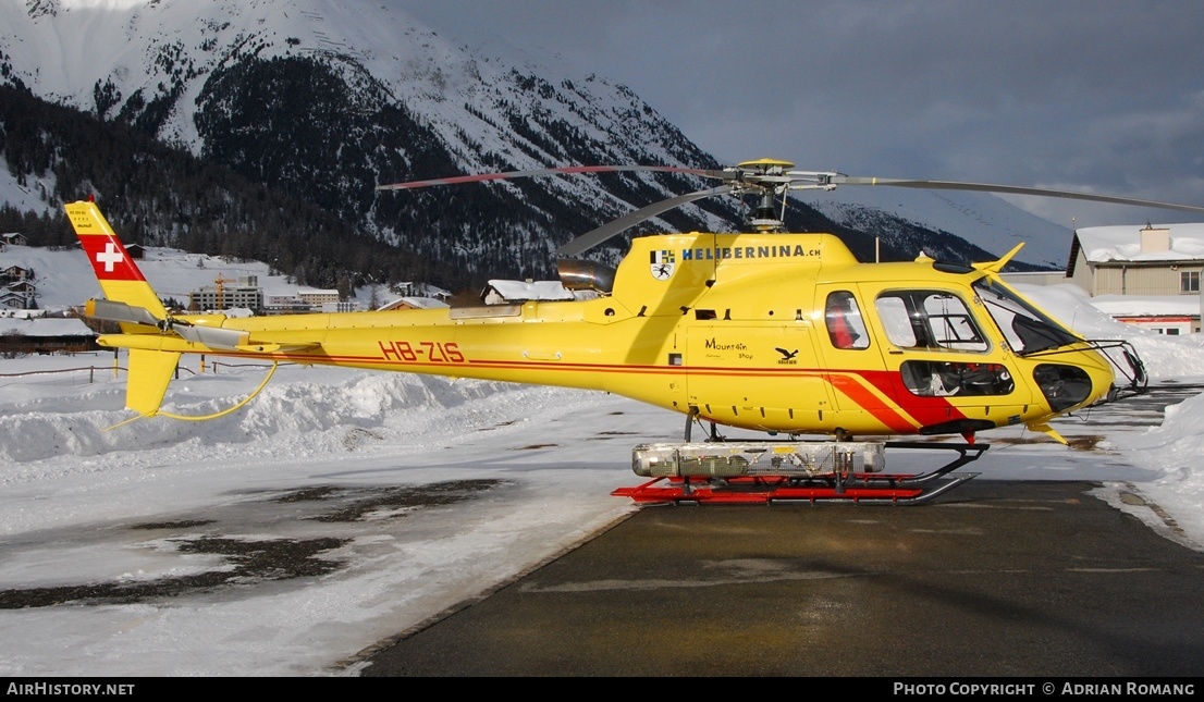 Aircraft Photo of HB-ZIS | Eurocopter AS-350B-3 Ecureuil | Heli Bernina | AirHistory.net #419608