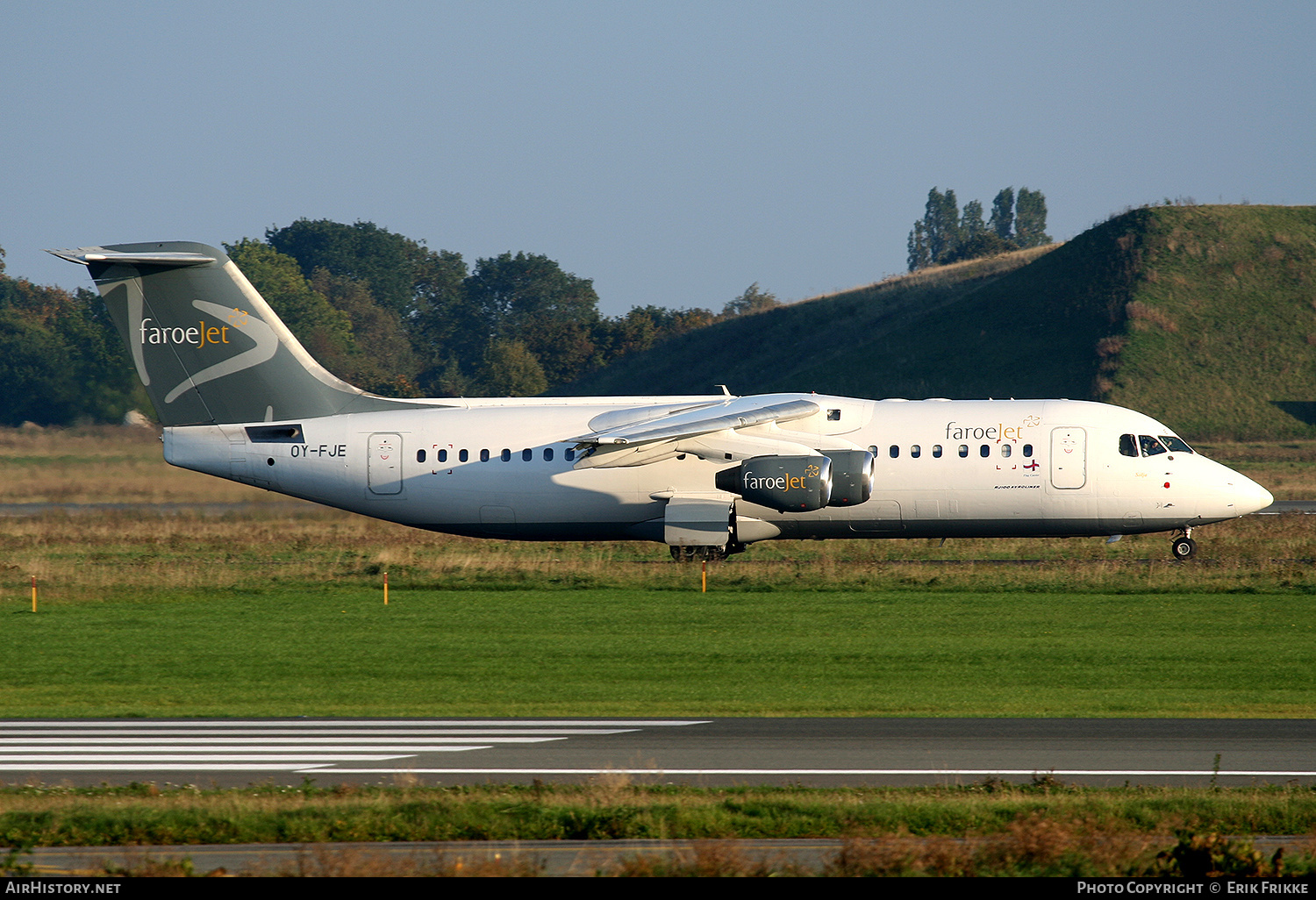 Aircraft Photo of OY-FJE | BAE Systems Avro 146-RJ100 | FaroeJet | AirHistory.net #419641