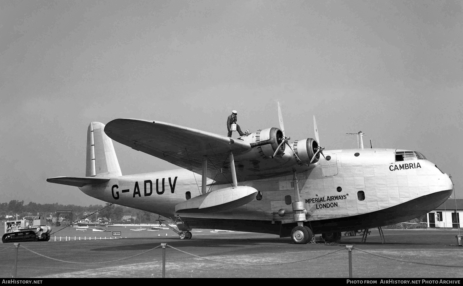 Aircraft Photo of G-ADUV | Short S-23 Empire | Imperial Airways | AirHistory.net #419654