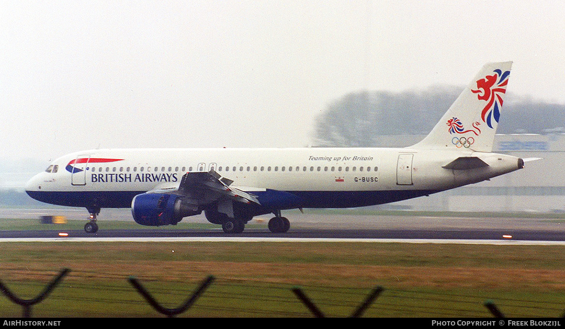 Aircraft Photo of G-BUSC | Airbus A320-111 | British Airways | AirHistory.net #419664