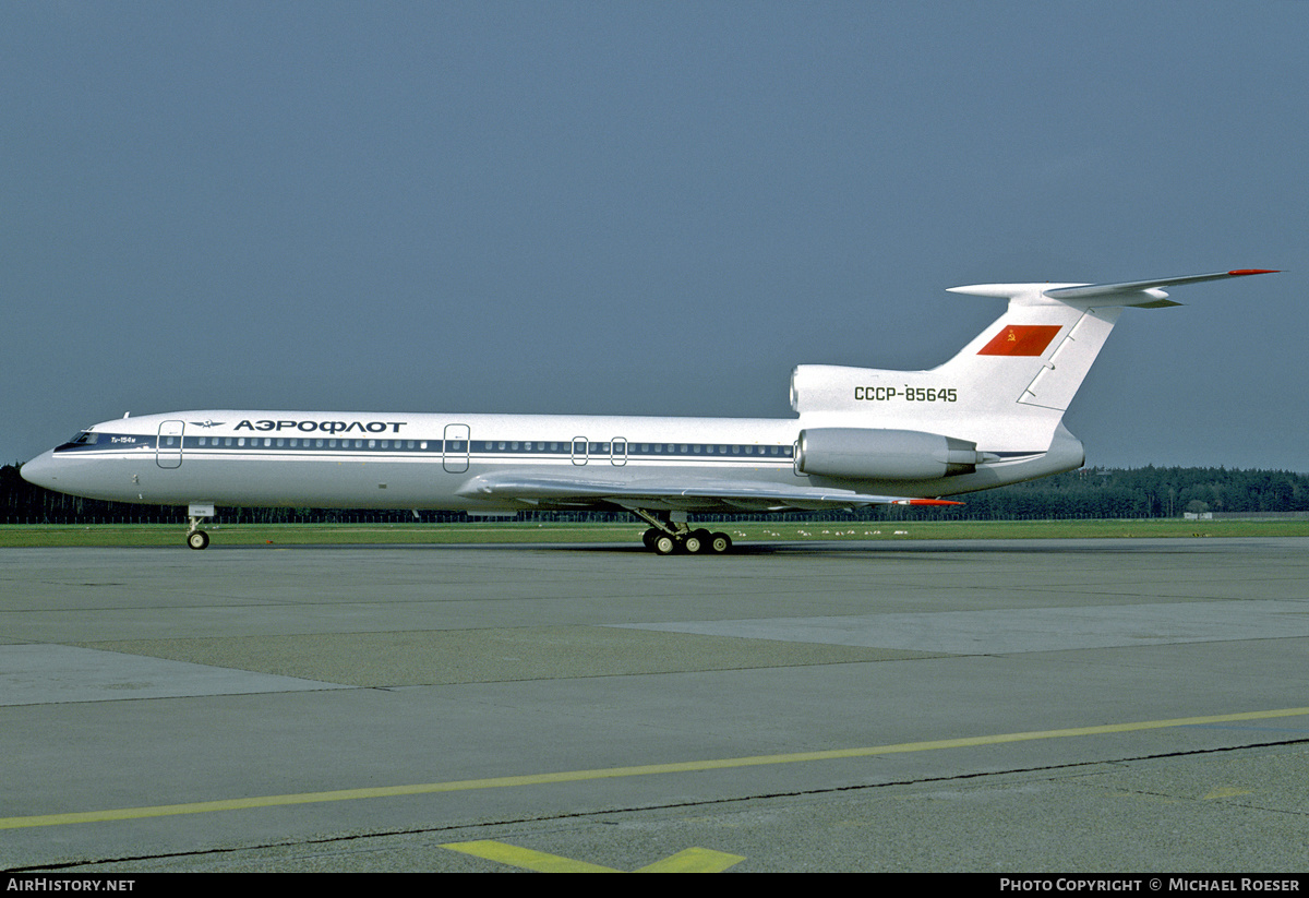 Aircraft Photo of CCCP-85645 | Tupolev Tu-154M | Aeroflot | AirHistory.net #419739