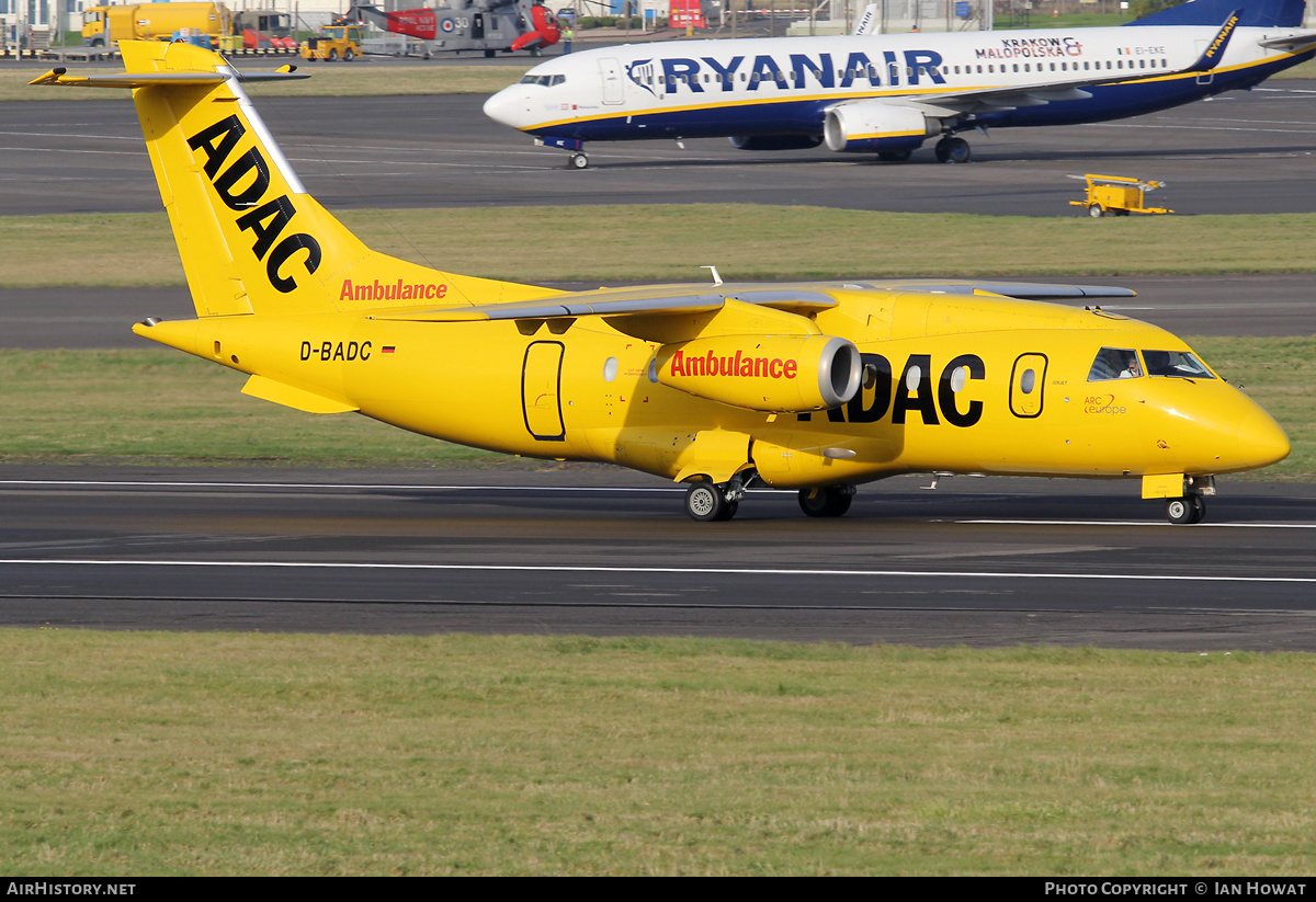 Aircraft Photo of D-BADC | Fairchild Dornier 328-310 328JET | ADAC Luftrettung | AirHistory.net #419745