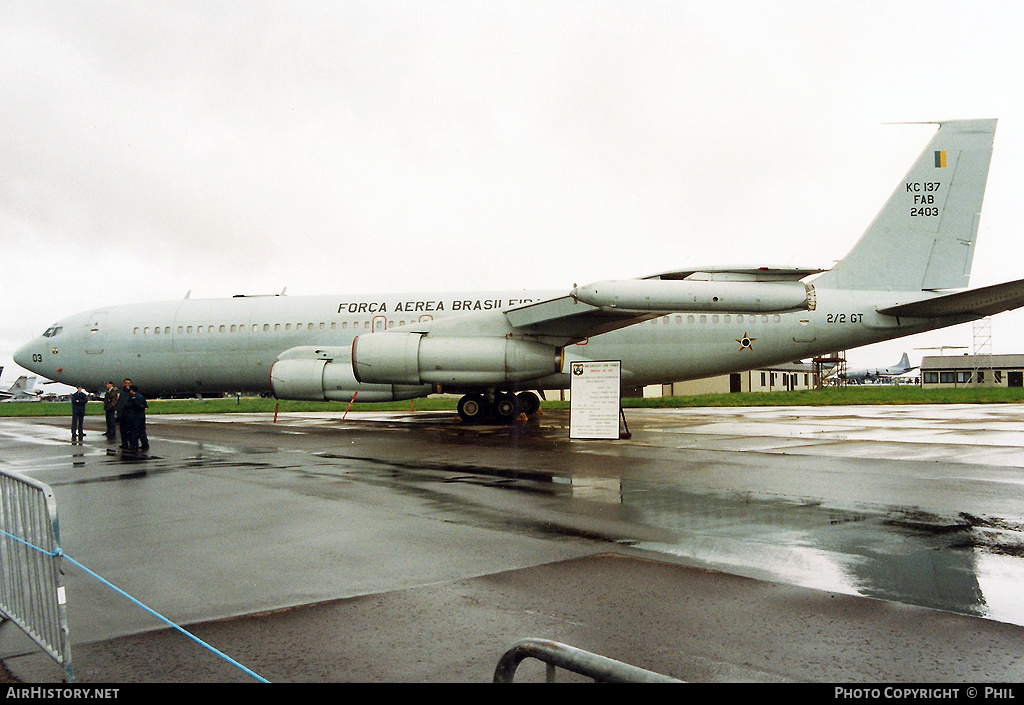 Aircraft Photo of 2403 | Boeing KC-137 (707-300C) | Brazil - Air Force | AirHistory.net #419746