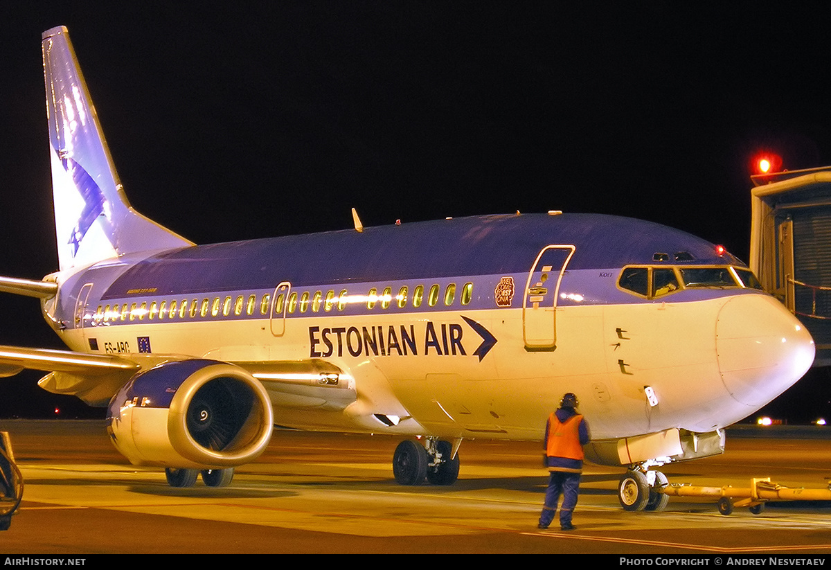 Aircraft Photo of ES-ABC | Boeing 737-5Q8 | Estonian Air | AirHistory.net #419762