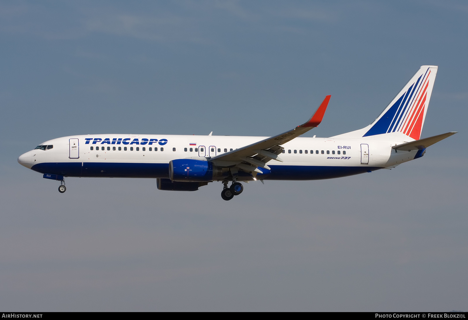 Aircraft Photo of EI-RUI | Boeing 737-85P | Transaero Airlines | AirHistory.net #419779