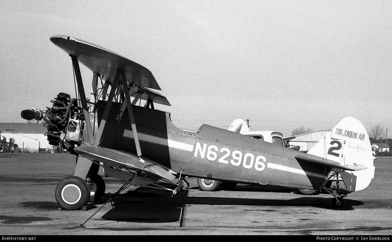 Aircraft Photo of N62906 | Stearman PT-13 Kaydet (75) | San Joaquin Air | AirHistory.net #419790