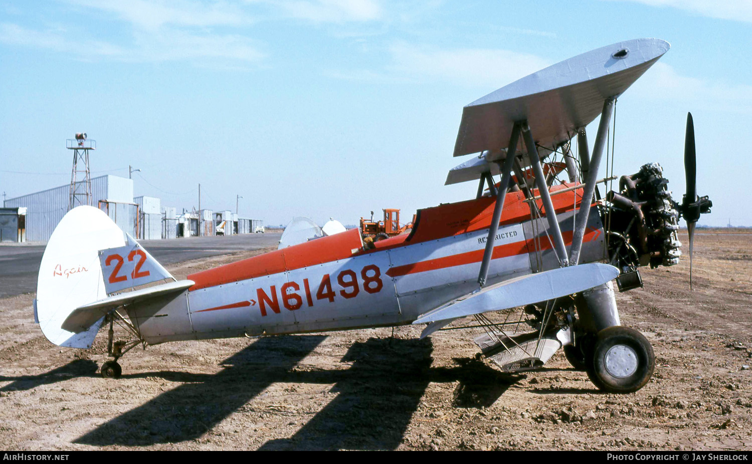 Aircraft Photo of N61498 | Boeing N2S-4/R985 Kaydet (A75N1) | Agair | AirHistory.net #419810